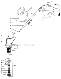 Page A Diagram and Parts List for 807-8  Weed Eater Trimmer